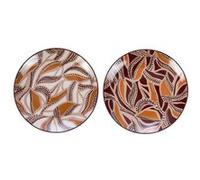Coffret de 6 assiettes à dessert Bettina - Amadeus - Multicolore - Porcelaine Multicolore G