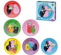 Coffret de 6 assiettes barbapapa - Petit Jour Paris - Multicolore - Mélamine Multicolore G