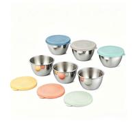 Coffret de 6 Bols à Condiments en Acier Inoxydable - Ramequins à Sauces et Assaisonnements pour Apéritif, Cuisine et Service à Table