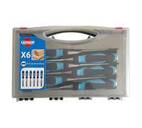 Coffret de 6 ciseaux à bois LEMAN 780.500.06