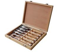 Holzmann Coffret de ciseaux à bois SES6TLG – 6 pièces HSS