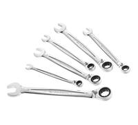 Coffret de 6 clés mixtes à cliquets FACOM -467B.JE6PB - Ouvertures de 8 à 17 mm - Cliquet 5° - Œil Profil 12 pans OGV®