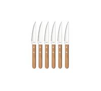 Amefa Coffret 6 couteaux à steak Steak Pizza Bois