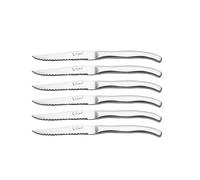 Coffret de 6 couteaux à steak inox brillant acier inoxydable (inox) 22.00x2.00
