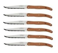 Jean Dubost Coffret de 6 couteaux à steak L0060011PEF175 – Laguiole – Chêne PEFC
