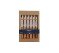 Coffret de 6 couteaux à steak - Jean Dubost - Marron -