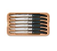 Coffret De 6 Couteaux À Steak Laguiole Lame Dentée