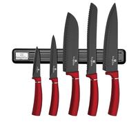 Coffret de 6 couteaux magnétiques BERLINGER HAUS Burgundy BH-2534