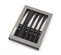 Coffret de 6 Couteaux Steak Pizza 2.0 Noir micro-dentée