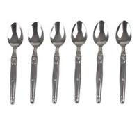 Laguiole – Lot de 6 cuillères à café – Inox, manche inox