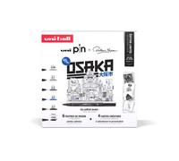 Coffret de 6 feutres Uniball Uni Pin x Docteur Papter Osaka