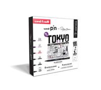 Coffret de 6 feutres Uniball Uni Pin x Docteur Papter Tokyo