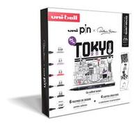 Coffret de 6 feutres Uniball Uni Pin x Docteur Papter Tokyo