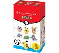 Coffret de 6 figurines en briques - BANDAI - NANOBLOCK - Pack Pokémon type Électrique