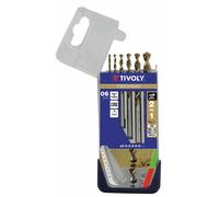 Coffret de 6 forets à bois et métaux - diamètre 2 à 8 mm TIVOLY