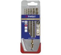Tivoly Forets métal Clipster A31 Technic Cobalt – gradés Ø 2-3-4-5-6 et 8 mm