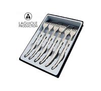 Coffret de 6 fourchettes Laguiole Tribloc tout acier inoxydable