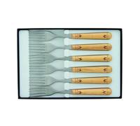 Nontron – Coffret service 6 fourchettes de table 87601 – manche en buis