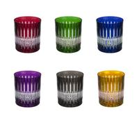 Coffret de 6 gobelets 32 cl en cristal taillé - Table Passion