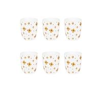 Coffret de 6 gobelets Eleor 6 cm - Table Passion - Or - Porcelaine G
