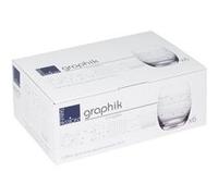 Coffret de 6 gobelets Graphik 30 cl - Table Passion - Transparent / Cristal - Verre Cristallin Transparent G