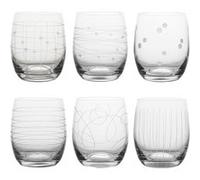 Coffret de 6 gobelets Graphik 30 cl - Table Passion - Transparent / Cristal - Verre Cristallin Transparent G