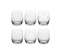 Coffret de 6 gobelets Graphik 30 cl - - Transparent - Cristallin