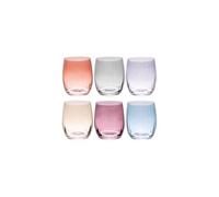 Coffret de 6 gobelets Lumen 30 cl - - Multicolore - Verre Cristallin