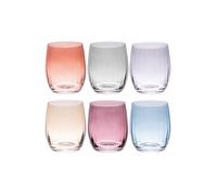Coffret de 6 gobelets Lumen 30 cl - - Multicolore - Verre Cristallin