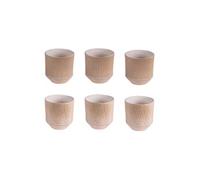 Coffret de 6 gobelets Miyaki 20 cl - Table Passion - Beige - Grès BEIGE G