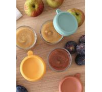 BEABA - Coffret 6 portions verre 250 ml (Sunrise color mix)