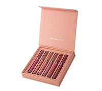 Coffret de 6 rouges à lèvres mats - Coffret cadeau maquillage pour les lèvres - Couleurs intenses et longue durée pour des lèvres soignées, élégantes et éclatantes