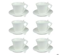 Coffret de 6 tasses et sous tasses Libra 10 cl - Table Passion