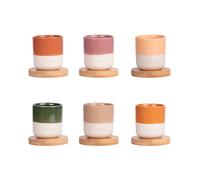 Coffret de 6 tasses Hawa 6 cm Table passion