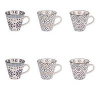 Coffret de 6 tasses Nelson 17 cl Table passion