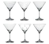 Coffret de 6 verres à cocktail Graphik 35 cl - Table Passion - Transparent - Cristallin Transparent G