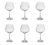 GRAPHIK Verre à dégustation 58 cl en verre gravé - Les 6