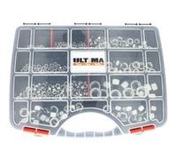 Coffret de 610 écrous nylstop acier zingué blanc COF903 AFBPACK30