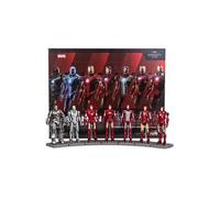 Coffret de 7 Figurine Iron Man Marvel 11 cm avec Boîte Cadeau Série de Collection