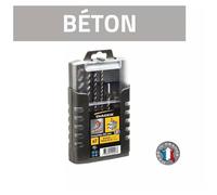 Diager – Coffret de 7 forets béton SDS plus – 1000U