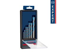 Bosch Jeu de forets EXPERT HEX-9 Multi-Construction Ø 4–12 mm pour béton et carrelage – 7 pièces