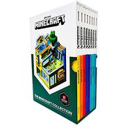 Coffret de 8 livres The Minecraft Collection (Guides Minecraft) (Création, Survie, Redstone, Nether & The End, Améliorations et potions, Mini-jeux PVP, Agriculture et survie en océan)