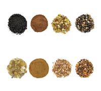 Coffret de 8 résines d'encens du Monde à brûler