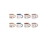 Coffret de 8 tasses Chat 11 cl - Table Passion