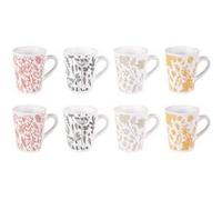 Coffret de 8 tasses Galehia 10 cl - Table Passion - Multicolore - Grès Multicolore G