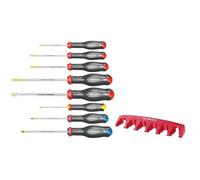 Coffret de 8 Tournevis Protwist FACOM - AT.8PB - Fente/Prozidriv/Phillips - Gris