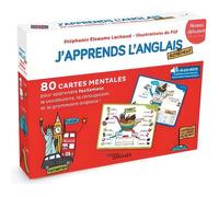 Coffret de 80 cartes mentales pour apprendre facilement le vocabulaire anglais - J'apprends l'anglais autrement