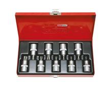 Coffret De 9 Douilles 55mm 1/2'' Ks Tools Pour Tournevis Torx®