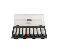 coffret de 9 douilles a choc 1/2 pour jantes aluminium - Force G