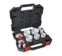 Coffret de 9 trépans et accessoire bi-métal pour électricien de 22 à 86 mm KOPRAM 42900